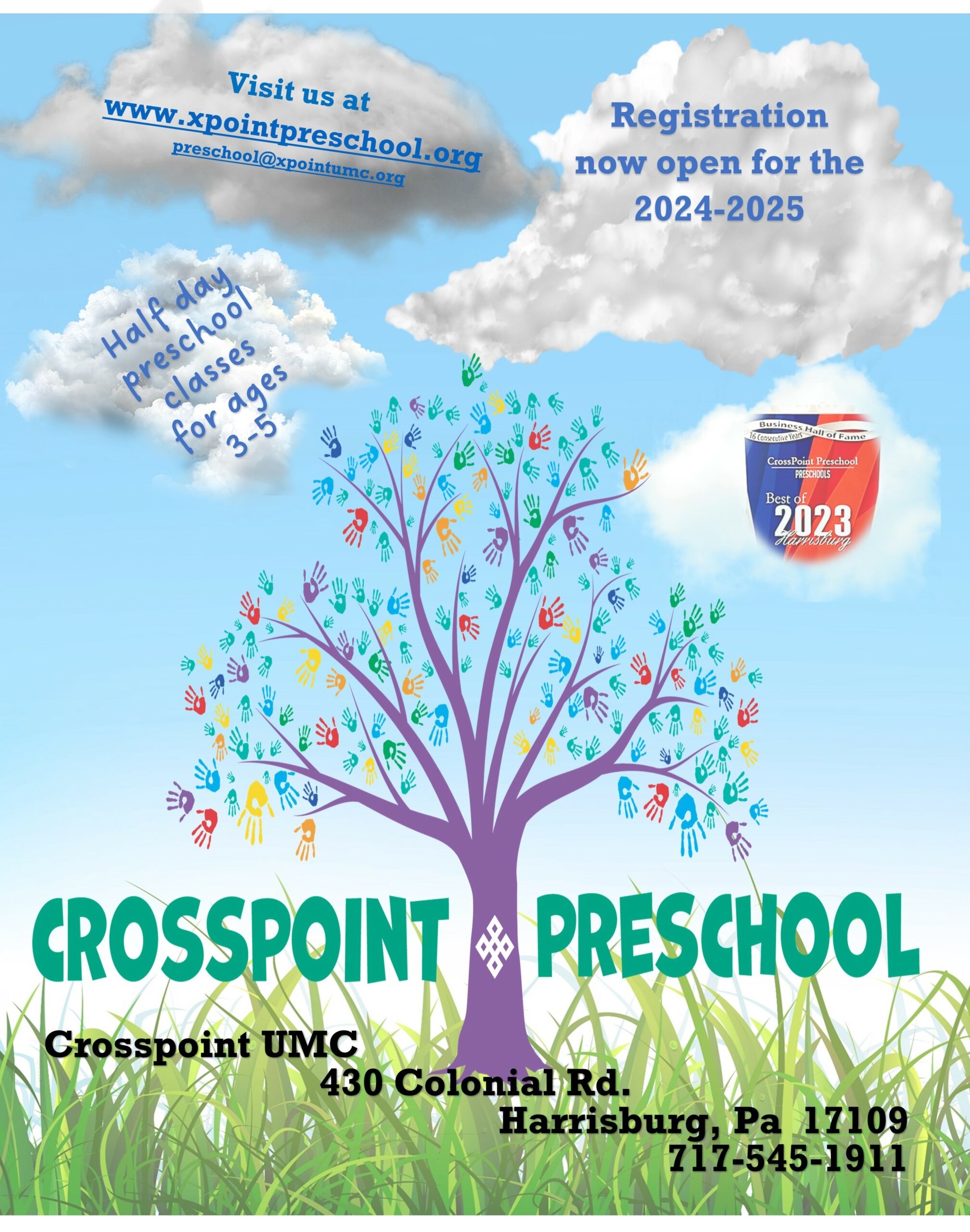 Online Registration Form | Crosspoint Preschool